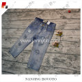 New design washed boys grey ripped jeans